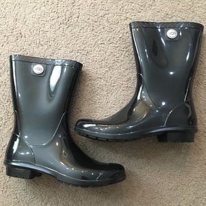 Black UGG Rainboots